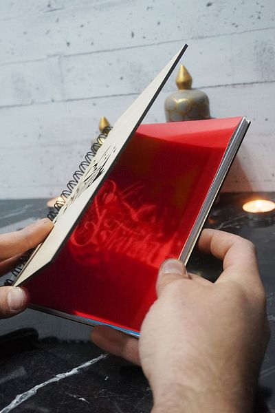markcat İstanbul Concept Design - Caiet de jurnal cu copertă din lemn