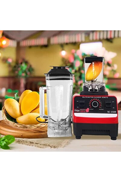 Silver Crest Double Cup Commercial 2.5L 4500W BPA Free Heavy Duty Blender Mixer Electric High Speed Juicer Food