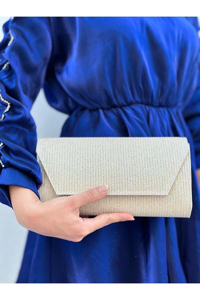 Sh Poly Altın Çupra Γυναικείο βραδινό φόρεμα Clutch - Τσάντα χειρός και γάμου
