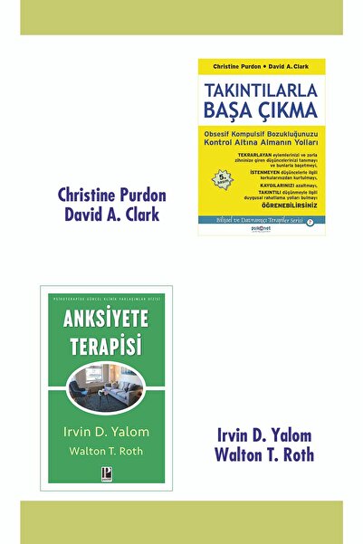 Psikonet Yayınları Takıntılarla Başa Çıkma-anksiyete Terapisi 2'li Set