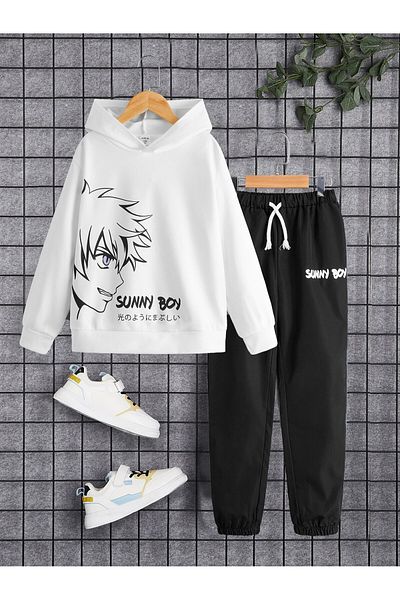 bellanova AnimE PrintEd SwEatshirt and SwEatpants SEt