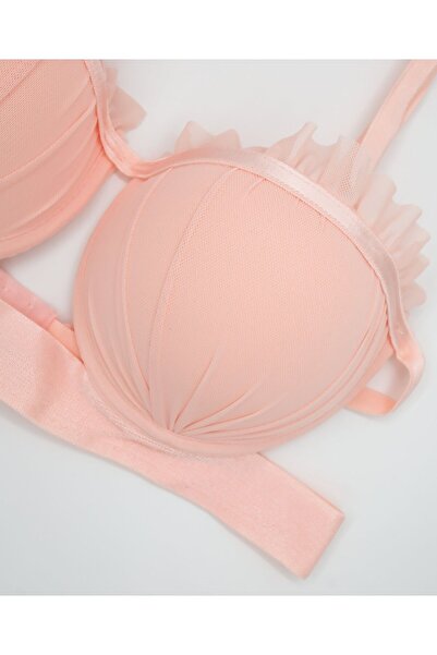 Dominant Set sutien cu susținere cu detaliu din tul
