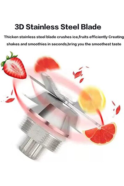 Silver Crest Blender Smoothie Maker 4500W 15 Bıçak Kontrolü 6 Titanyum Paslanmaz Çelik
