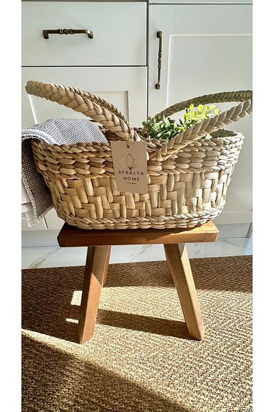 AFRALYAHOME Кошница за чанта за пикник/къмпинг Кошница за пикник в бохемски стил