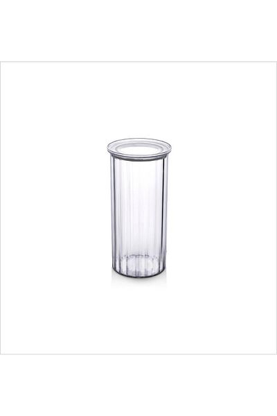 SURFACE HOME Transparent Storage Container - 3 Sizes 9 Pieces, Vacuum Lid, Crystal 0.5 Lt 1 Lt 1.5 Lt