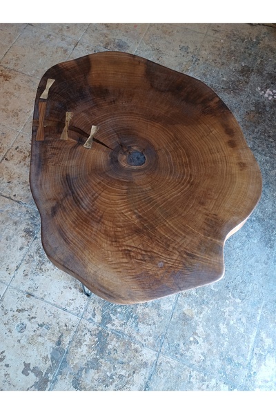 oliveforestwood Ceviz orta sehpa (ayaklar dahil)