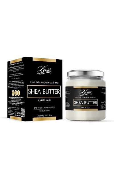 KIRINTI 2000 150 Ml Shea Butter - Organic Certified Cold Pressed Shea Butter