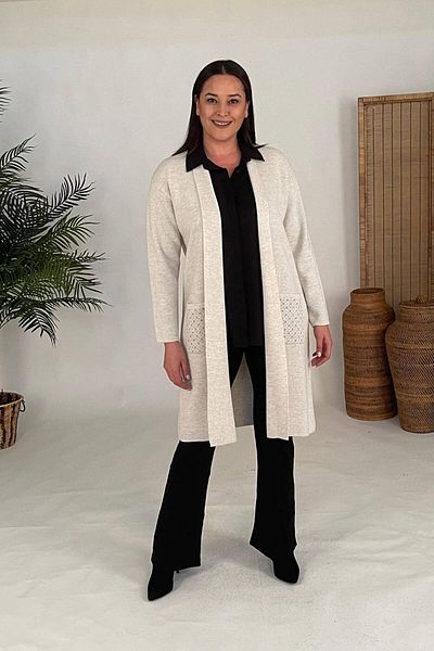 Hanezza SHawl Collar Knitwear Cardigan - Comfort and Elegance Meet