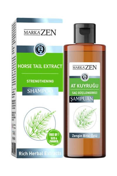 Markazen شامبو تقوية الشعر - تأثير نمو سريع، 350 مل، ذيل حصان