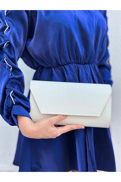 Sh Poly Handheld Night Wedding Bag - Γυναικείο βραδινό φόρεμα Çupra Sedef Clutch Portfolio