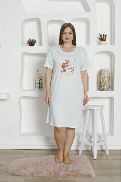 PİJAMOOD Rochie de pijama de marime mare pentru femei-Tunika
