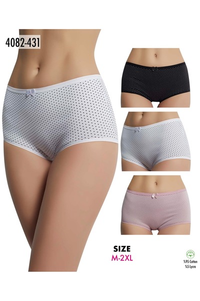 Cotpark Συσκευασία 3 τεμαχίων γυναικεία βαμβακερά εσώρουχα