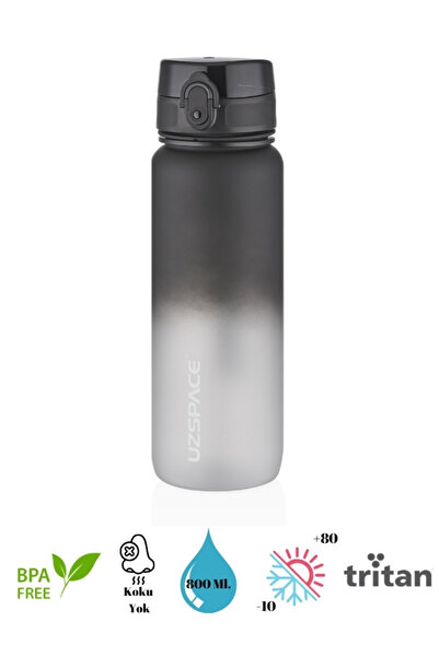 Uzspace زجاجة مياه / دورق تريتان بلونين - 800 مل.