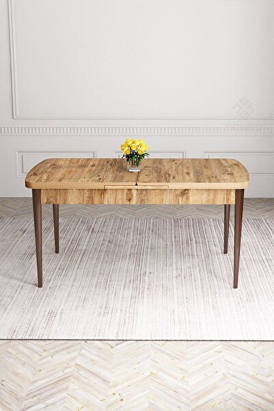 Canisa Uzi Serisi 80x132 Açılabilir Atlantik Çam Ceviz Vernikli Gürgen Ayak M...