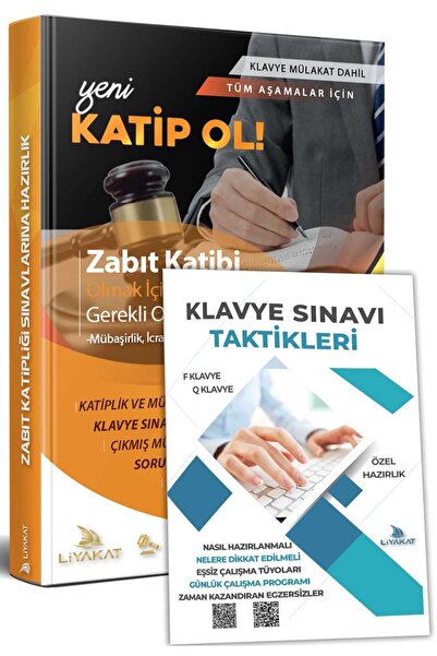 Liyakat Yayınları Katip OL-Klavye ve Mülakat Aşaması İçin (Zabıt Katibi Olmak...