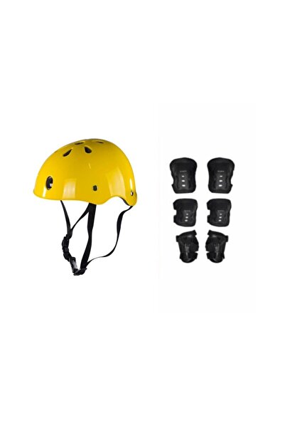 TOPROCKSTORE Çocuk Kask Dizlik Dirseklik Kemik Set 7 Parça