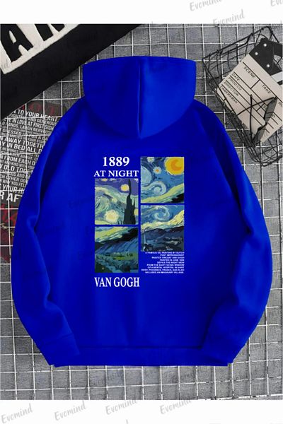 Evomind Van Gogh 1889 Printed Unisex Kids and Adults Sweatshirt