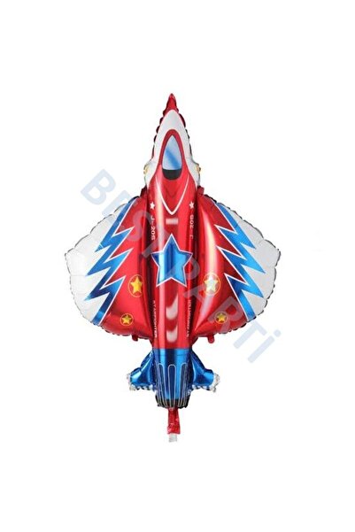 BAL10 DÜNYASI Vehicle F16 Airplane Foil Balloon 100X97 cm