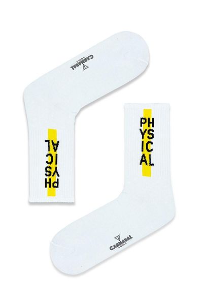 CARNAVAL SOCKS Πολύχρωμες αθλητικές κάλτσες με φυσικό σχέδιο