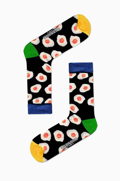 CARNAVAL SOCKS Σετ 7 πολύχρωμες κάλτσες με αποκριάτικο σχέδιο