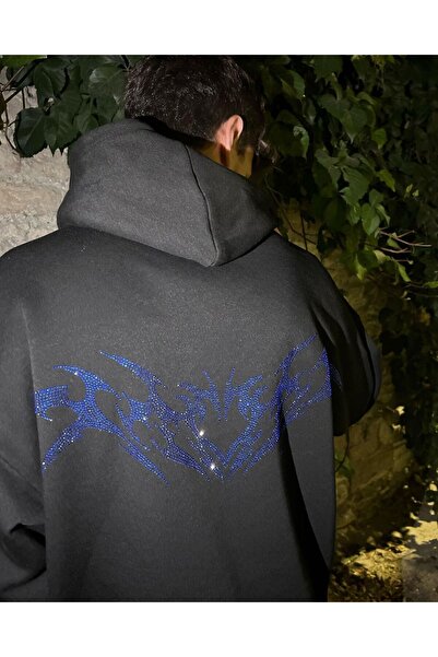 Crystalline CRYSTALLİNE BLUE HEART HOODİE