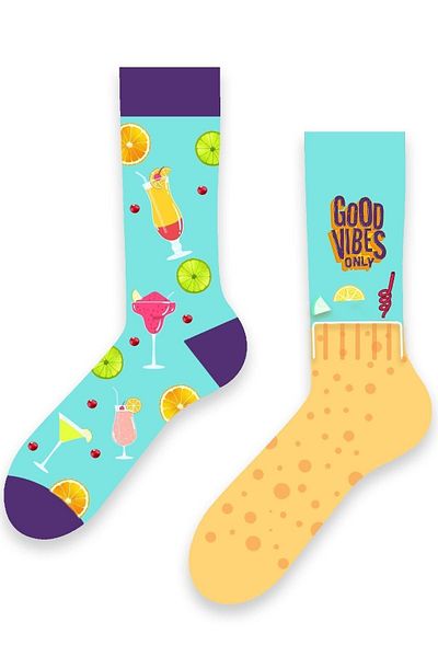 CARNAVAL SOCKS Десни и леви коктейлни шарени цветни унисекс чорапи