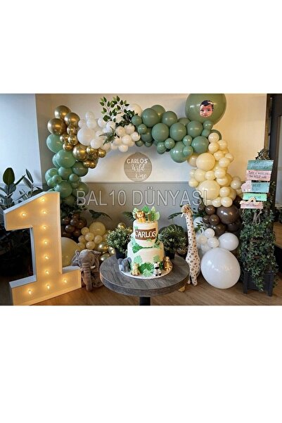 BAL10 DÜNYASI Chrome Gold Mold Green White Chocolate Brown and Skin Color Bal...