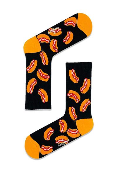 CARNAVAL SOCKS Забавни цветни чорапи с шарка на наденица