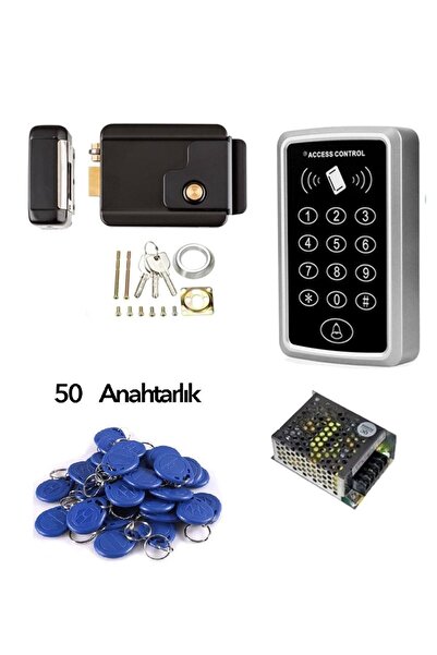 SONEX RFID Şifreli Kapı Kilidi Apartman Kapı Otomatiği Seti – 50 Adet Proximity Anahtarlık