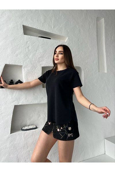 İLKCET MODA Oversize Γυναικείο T-Shirt - Modal Fabric