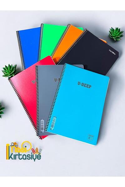 Nasip Kırtasiye 72 сторінки (7-листовий набір) А4 розмір Шкільний зошит 4 клі...