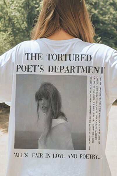 WABITZ تي شيرت تايلور سويفت - قسم الشعراء الرواسب للجنسين مقاس كبير