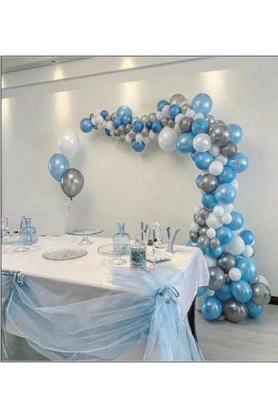 BEST PARTİ DOĞUM GÜNÜ PARTİ SÜSLERİ Anna Character - 100 Pieces and Balloon Chain Set