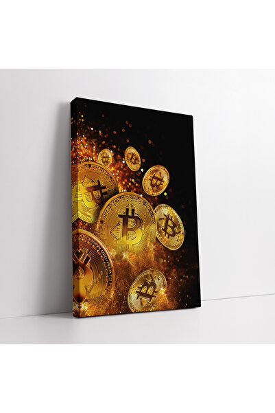 KOSS Dijital Slika na platnu sa simbolom Bitcoina