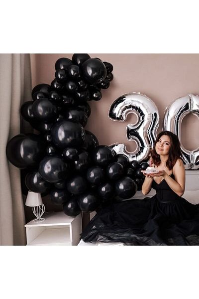 BEST PARTİ DOĞUM GÜNÜ PARTİ SÜSLERİ 100 Pieces Cute Balloon Chain - Gift Concept
