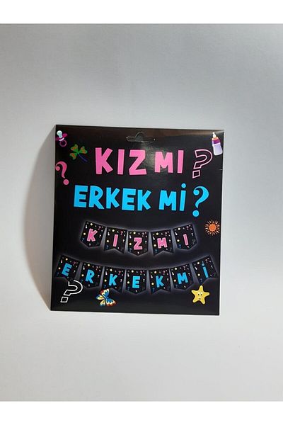BAL10 DÜNYASI Πανό για πάρτι αναγνώρισης φύλου με κείμενο