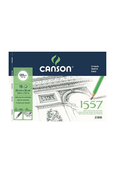 Canson 1557 Spiral Picture Notebook 120 Gr 25*35 Cm 15 Sheets
