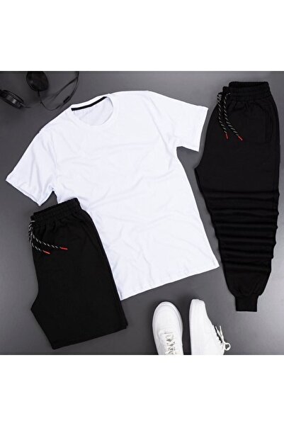 PAWWY Set de trening sport unisex din 3 piese - Combinație