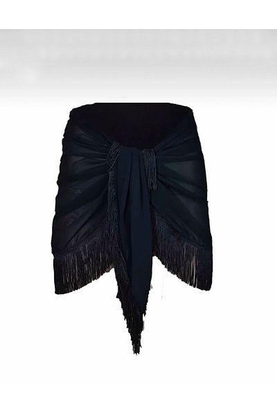 quella atelier Tasseled Comfortable Cut Pareo Sarong