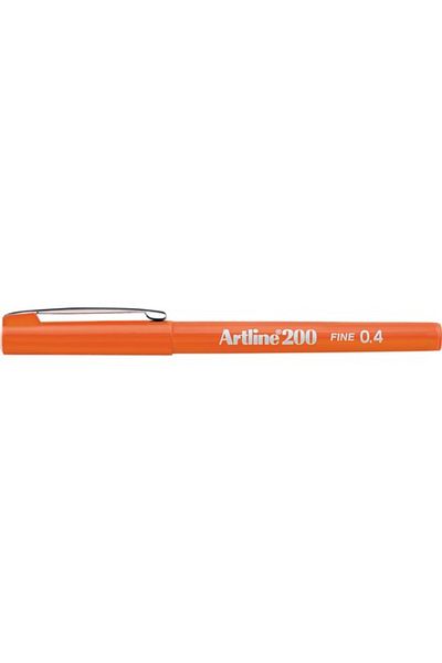 artline Orange 200 N Fine Felt Tip Pen 04