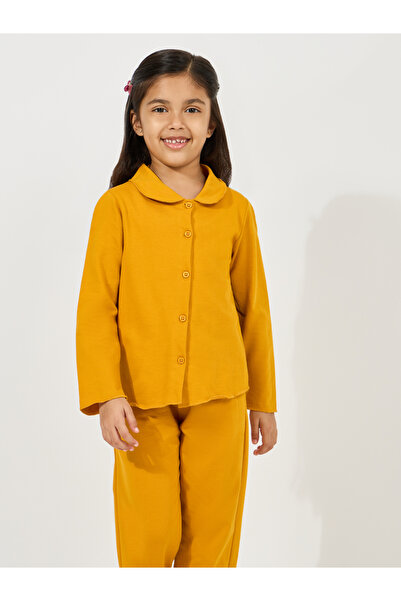 Styli Collared Button Down Shirt & Pyjama Set