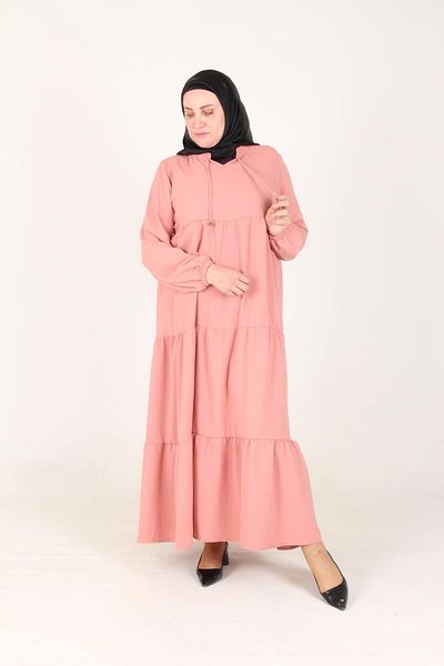 Gelince Pearl Ayrobin Farbal Dress with Elastic Sleeves Size 38 40 42 44 46 48