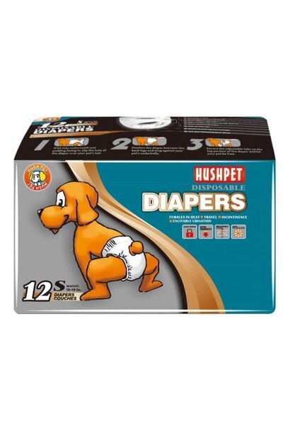 Hushpet Köpek Regl Pedi (s) 12’li