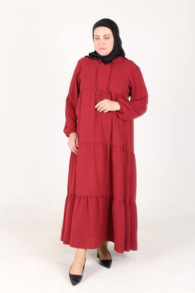 Gelince Pearl Ayrobin Farbal Dress with Elastic Sleeves Size 38 40 42 44 46 48