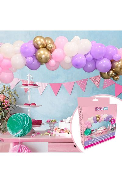 BalonEvi 70's Girl Assortment Balloon Decoration Set