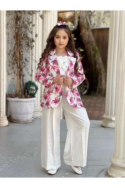 By Feyza Kids Collection Girl's Holiday Set with Jacket