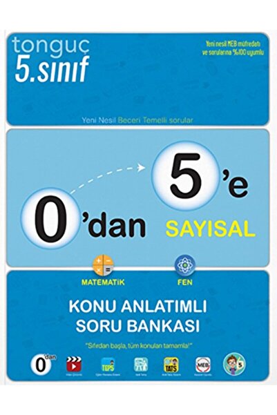 Tonguç Yayınları Tonguç Akademi Tonguç 0'dan 5'e Sayısal Konu Anlatımlı Soru ...