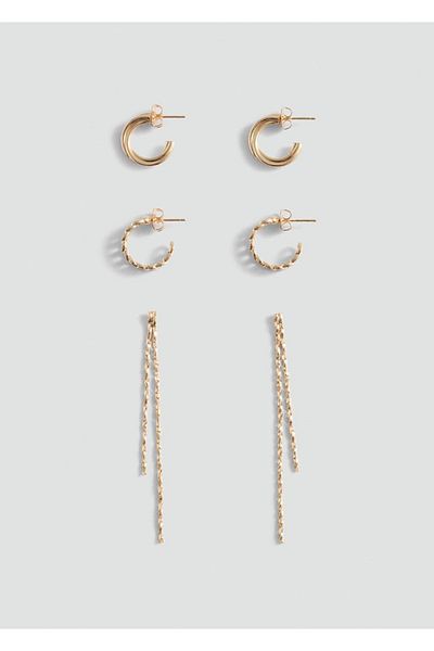 Mango Teen Set of 3 Pairs of Earrings