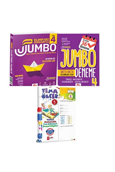 MODEL EĞİTİM YAYINCILIK 4. Sınıf Olimpiyat Sorularıyla Jumbo Soru Bankası + T...