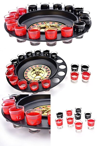 Patavat Shot Rulet Oyuncu 16 Shot Bardaklı